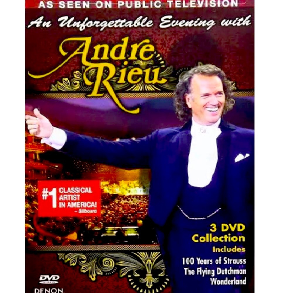 🍒3/30$.ANDRE RIEU 3 DVD COLLECTION